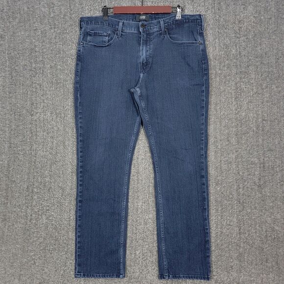 Paige Jeans Mens 36x28 Blue Transcend Federal Slim Straight Dark Wash Colman - Picture 1 of 14